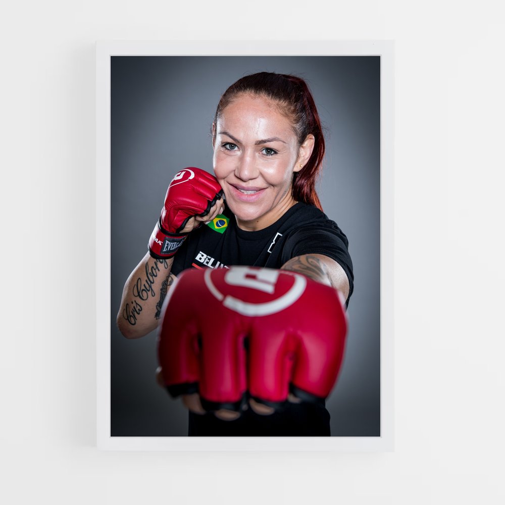 Poster Cyborg Fighter – affiche MMA (vue 3)